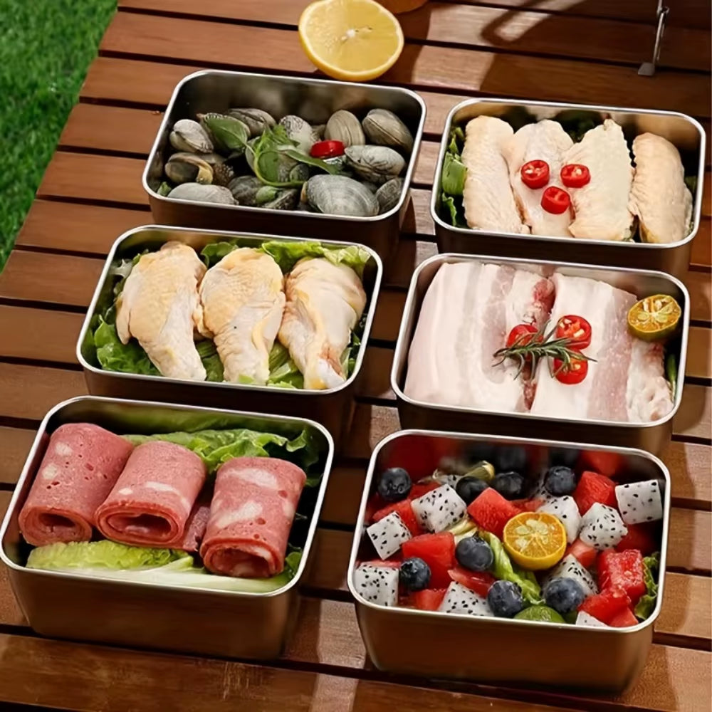 Stainless Steel Food Storage Containers - 5 Piece Airtight Set – image 4