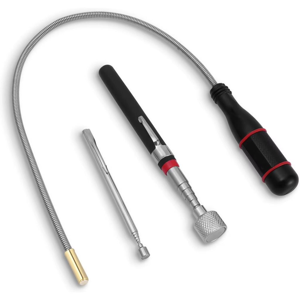 Magnetic Pickup Tool 3 Pack Telescopic and Flexible