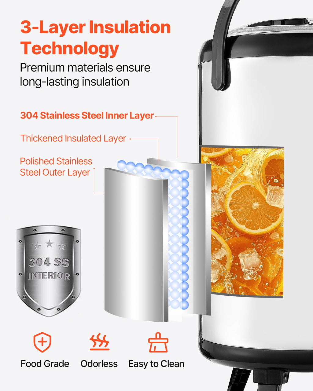3.2 Gallon Stainless Thermal Urn with Temperature Display – image 4