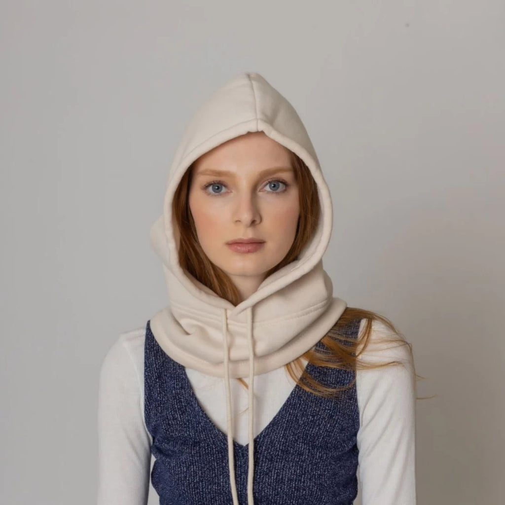 Hooded Snood – Knit Hood and Neck Warmer in One – image 10