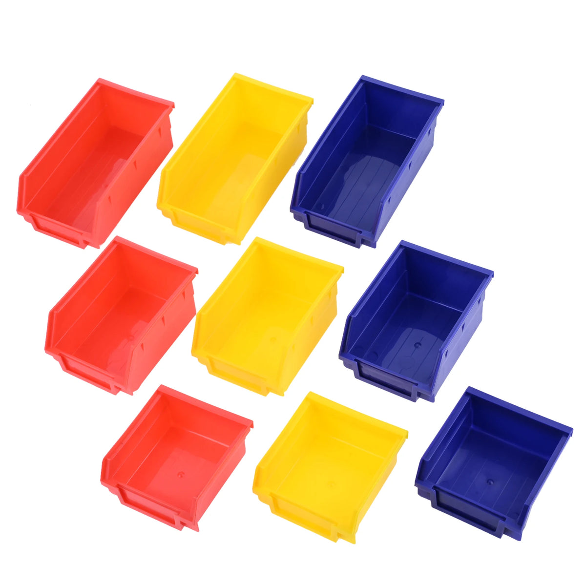 Stackable Pegboard Storage Bins for Garage & Workshop