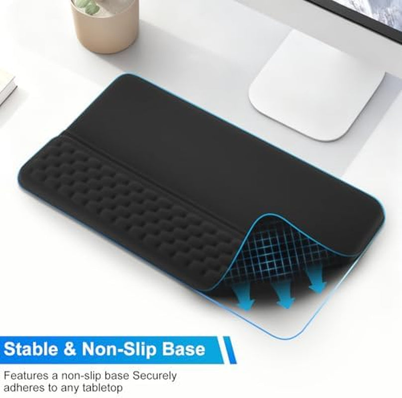 Keyboard Wrist Rest with Tilted Stand, Memory Foam – image 5