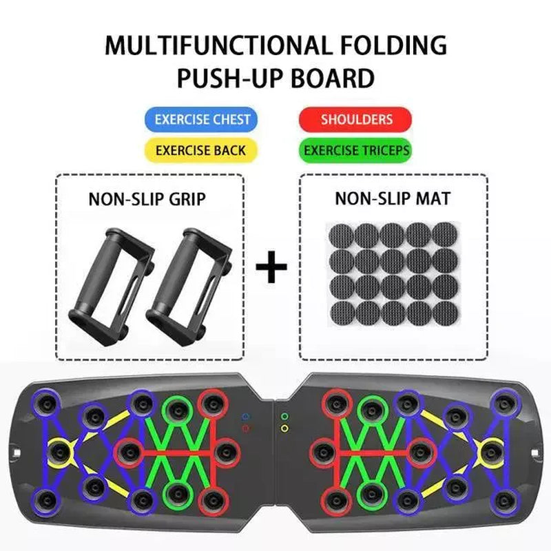 Push Up Board 28-in-1 - Foldable Push Up Bar System with Handles – image 7