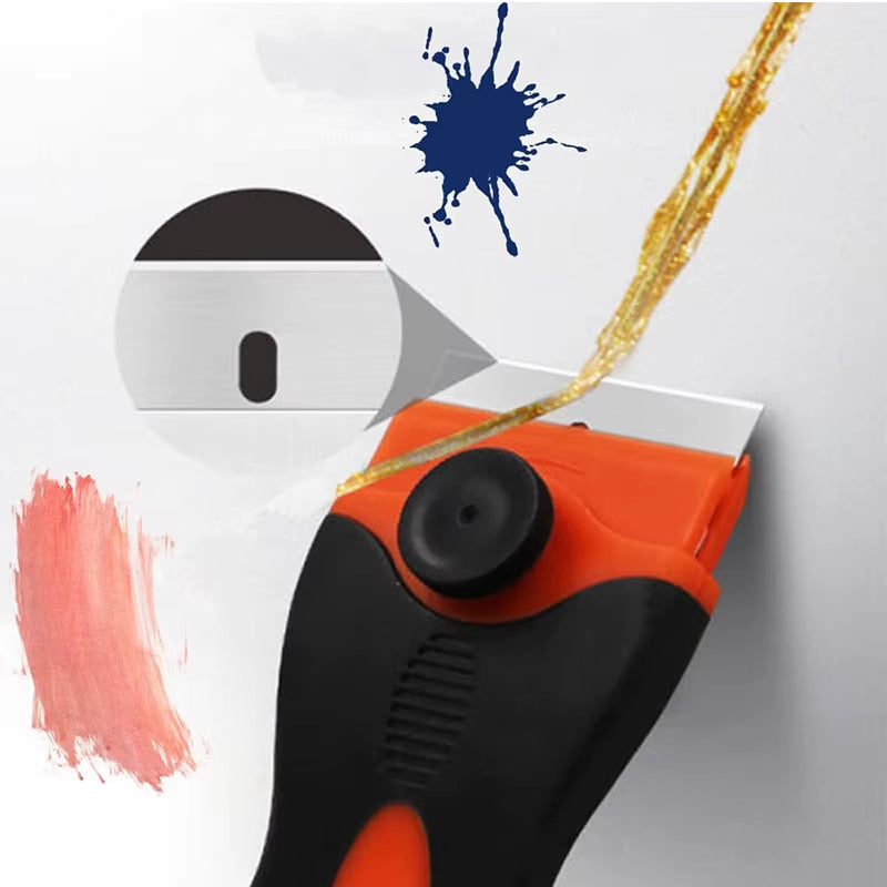 Glass Razor Scraper - Sticker & Glue Remover with Blades