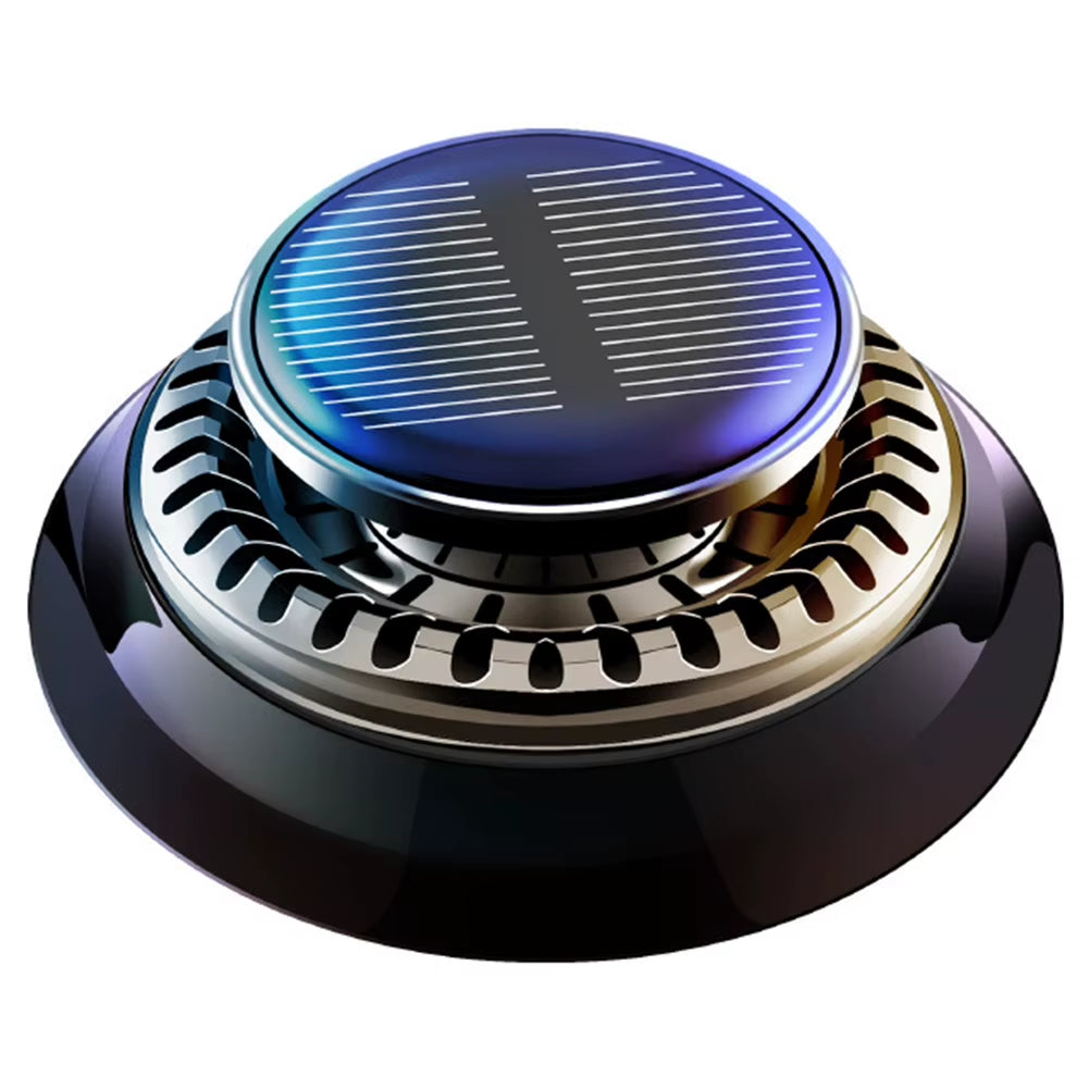 Solar Rotating Car Air Freshener - Dashboard Aromatherapy Diffuser