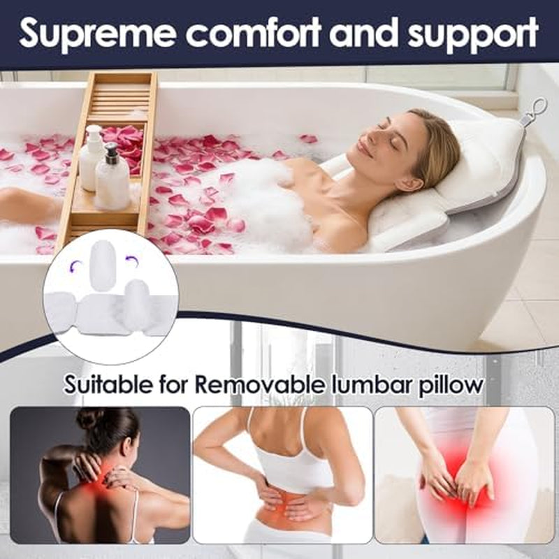 Bath Pillow for Tub, Full Body Thick Bathtub Cushion – image 4