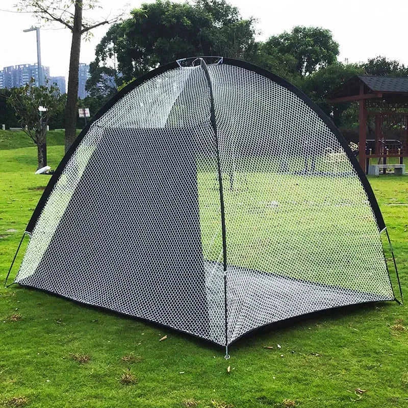 Foldable Golf Hitting Cage 118 x 71 x 79 in, Indoor Outdoor Net – image 5