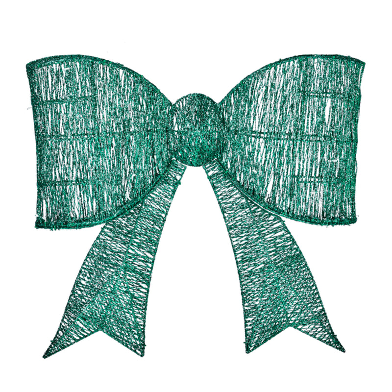 Pre-Lit Giant Christmas Bow Outdoor Decoration with 124 LED Lights – image 6