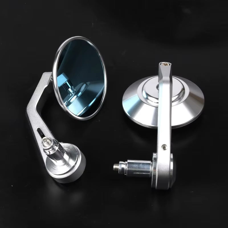 CNC Aluminum Bar End Motorcycle Mirrors, 7/8 in Pair – image 4