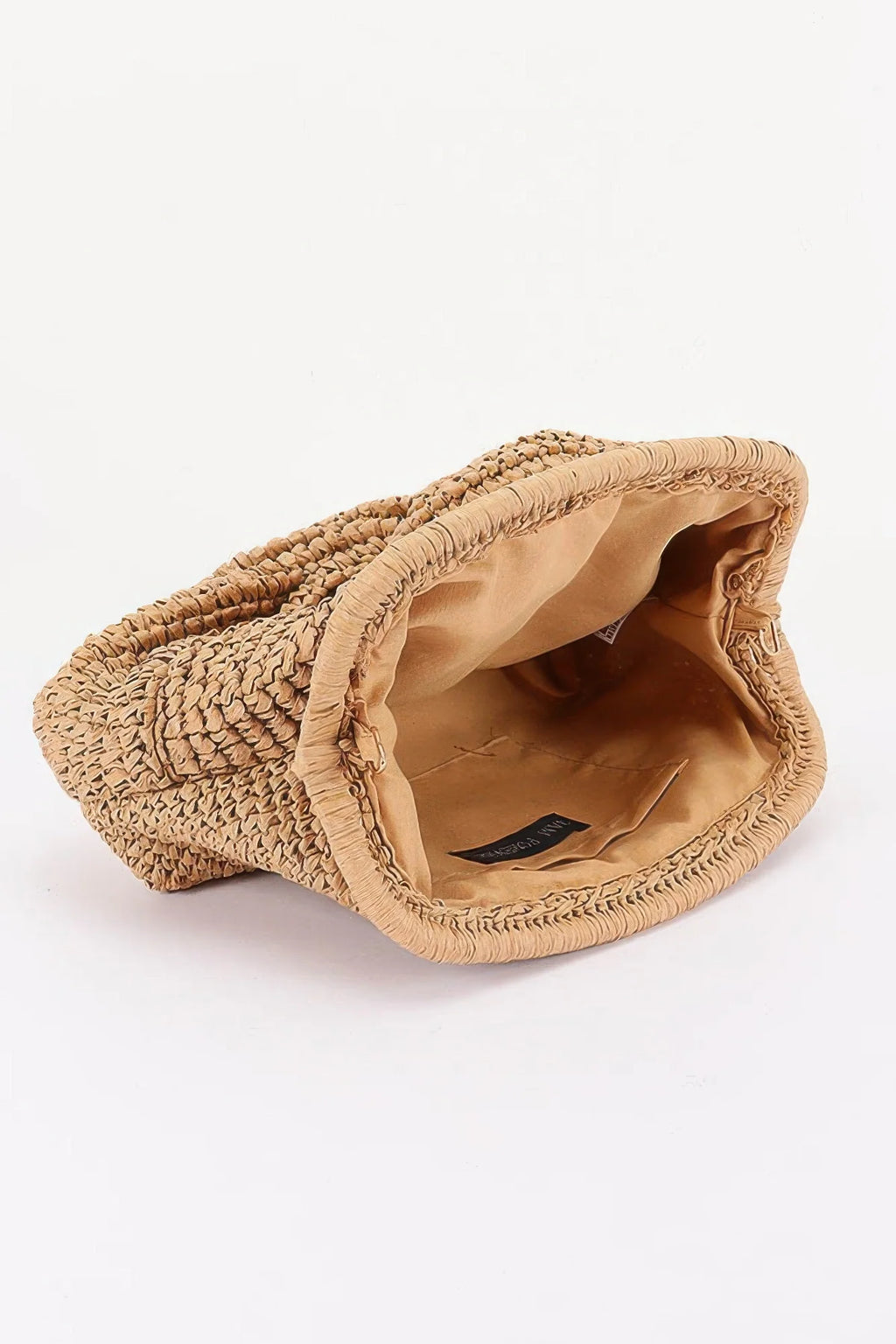 Twist Knot Woven Crossbody Bag with Detachable Chain Strap – image 4