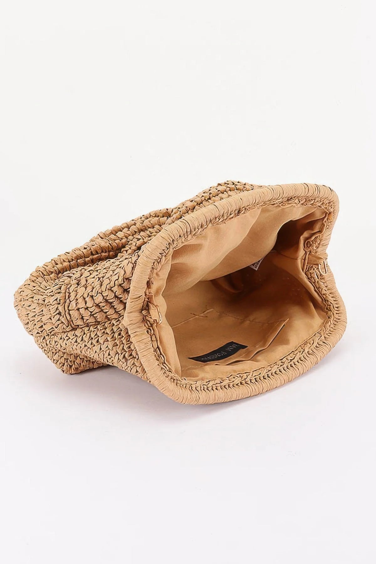 Twist Knot Woven Crossbody Bag with Detachable Chain Strap – image 4