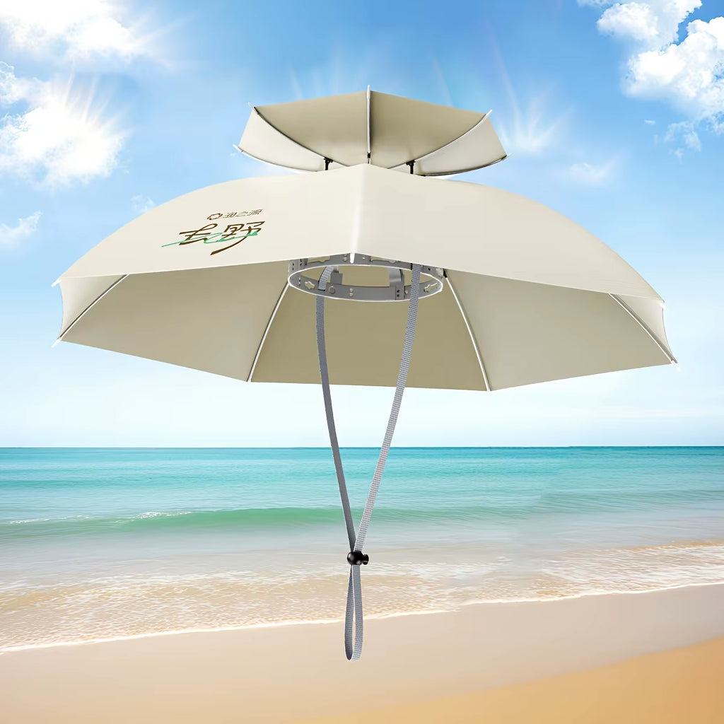 Head-Mounted Sun Umbrella Hat for Fishing & Gardening – image 2