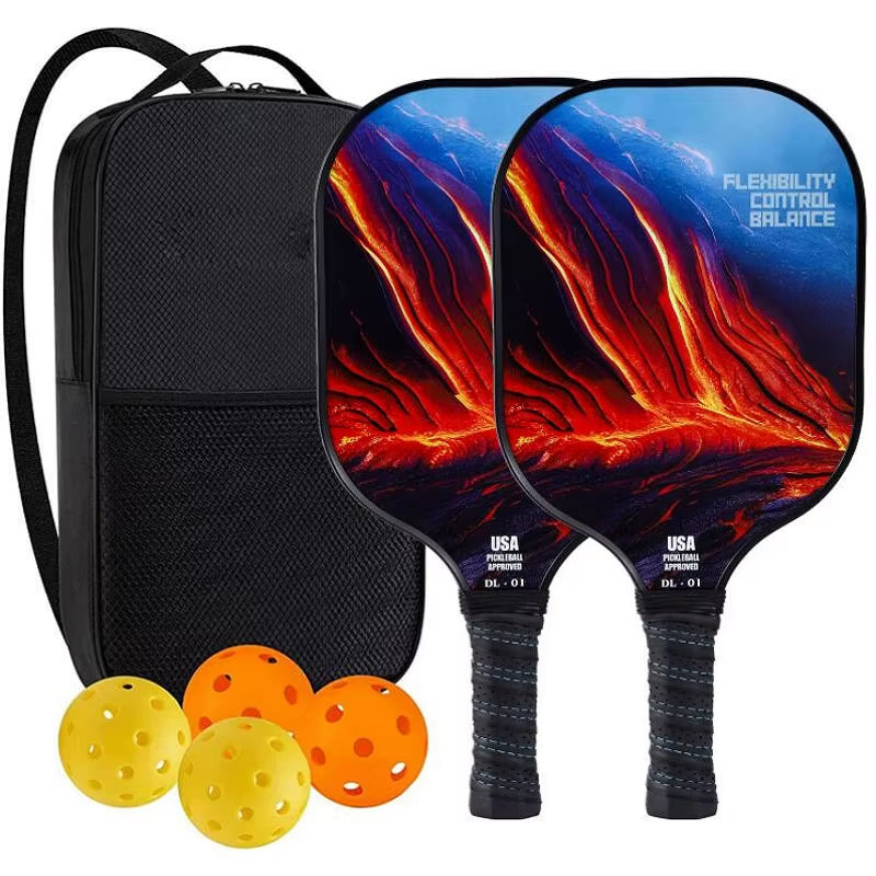 Pickleball Paddles Set with 4 Balls, Covers and Carry Bag – image 8