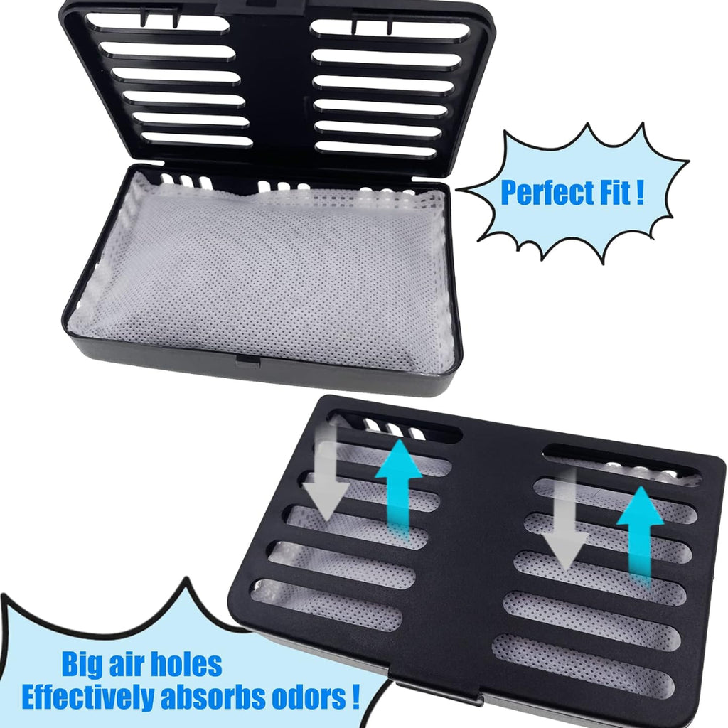 Trash Can Deodorizer Kit, Stick-On Activated Carbon Odor Filters – image 4