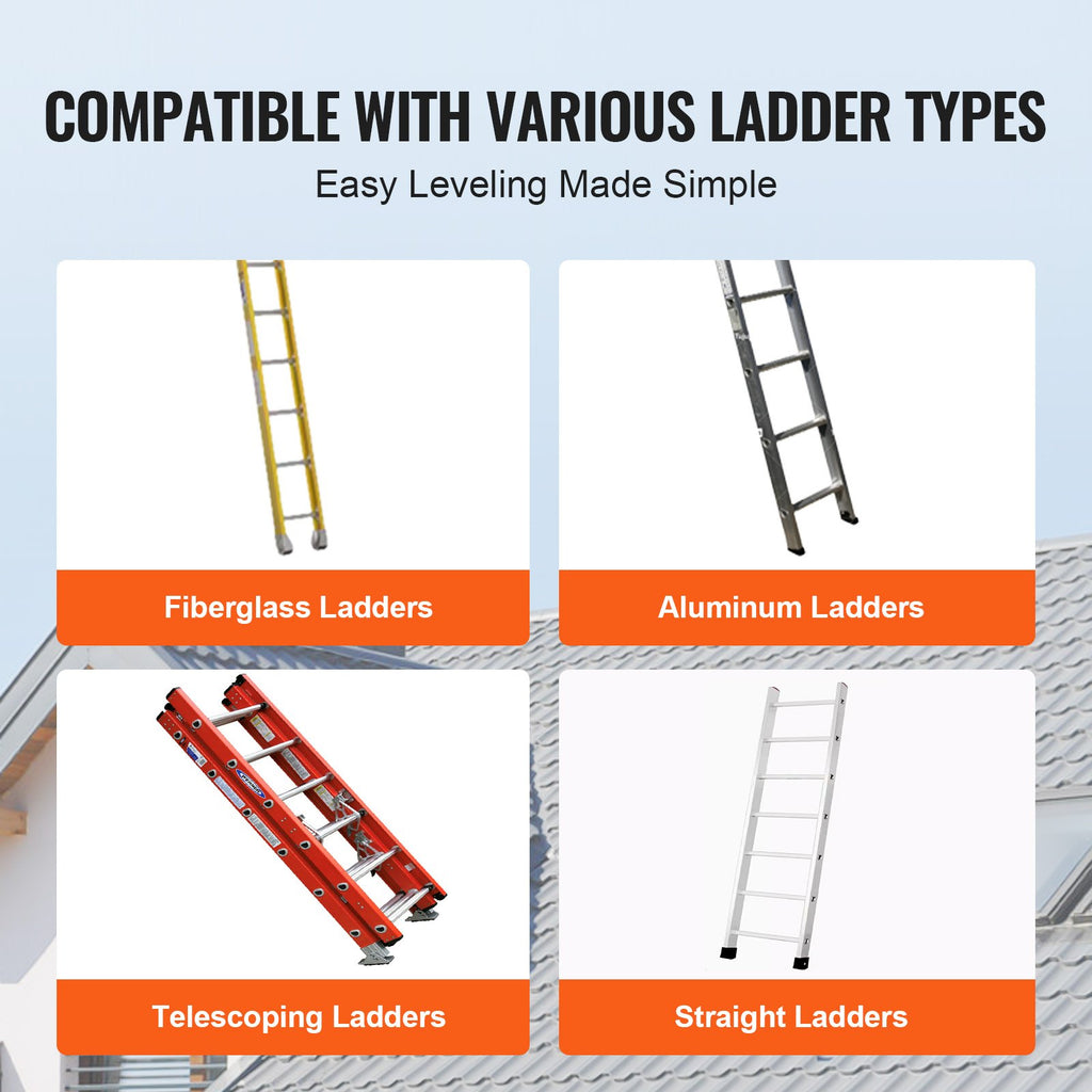 Ladder Leveler for Roofs and Stairs, 380 lb Pitch Hopper Stabilizer – image 5