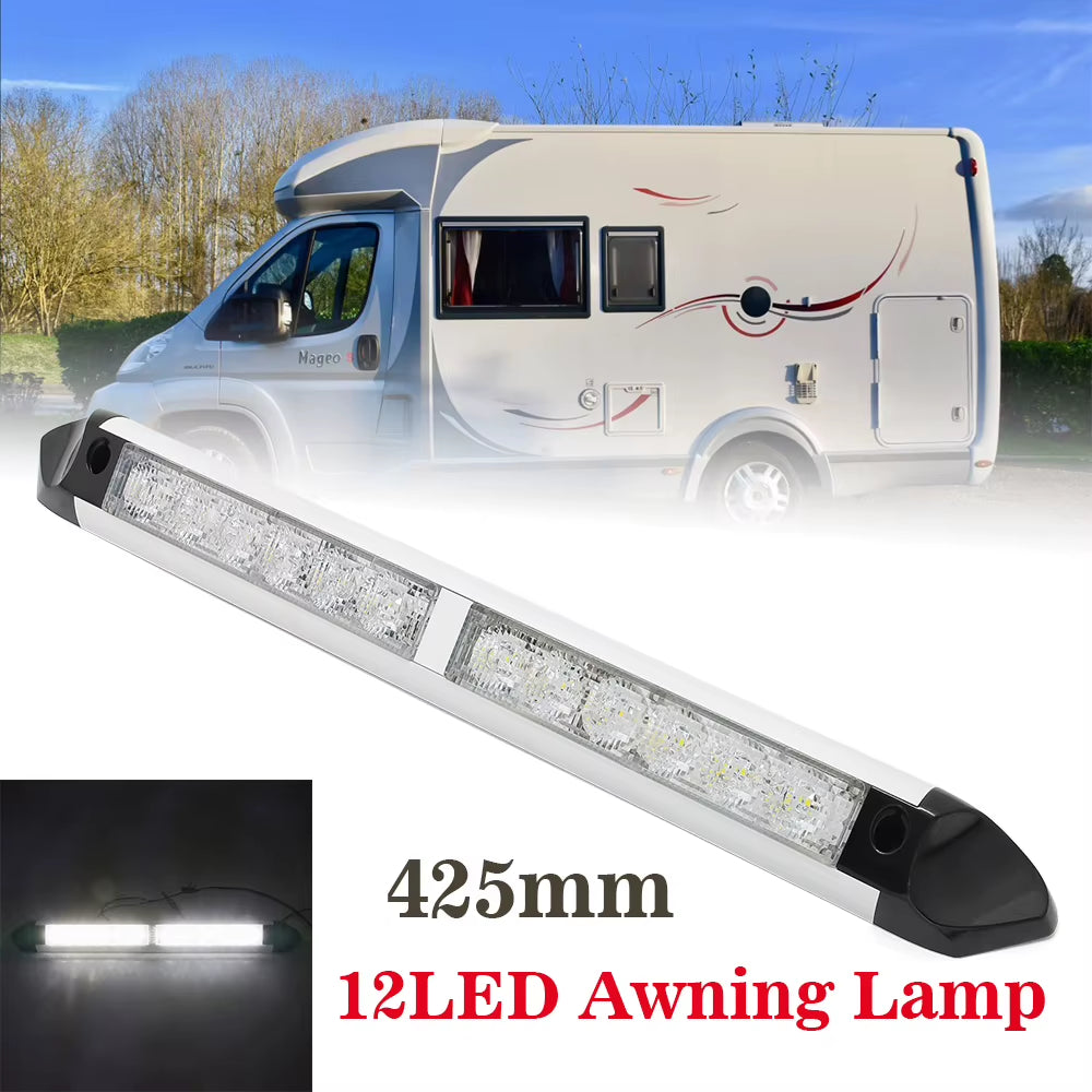 RV Awning Light Bar 12 LED, 12-24V Waterproof Exterior Camper Light – image 2