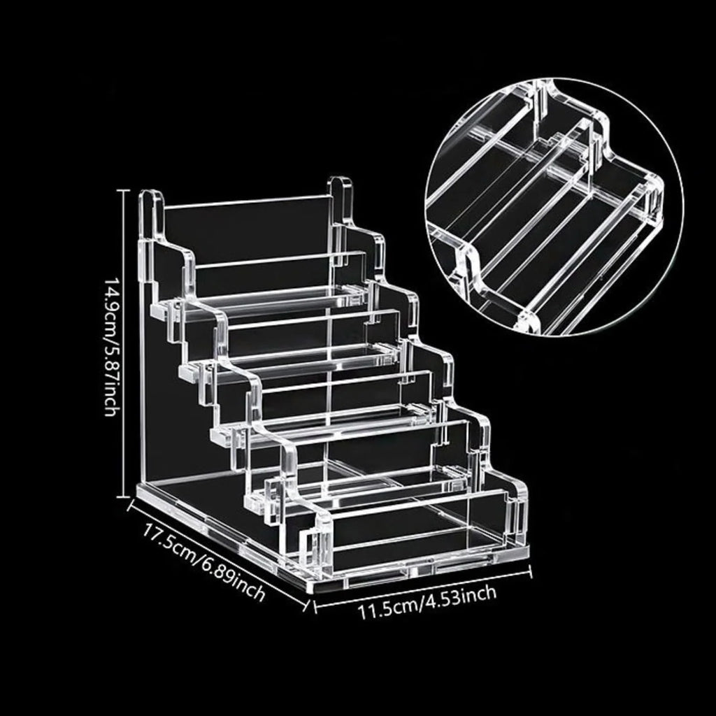 Business Card Holder 5-Tier Clear Acrylic Desk Display – image 2