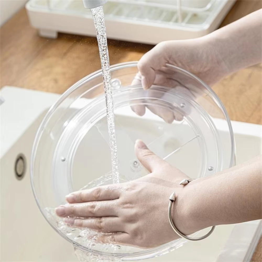 Rotating Turntable Organizer - Clear Spinning Spice & Vanity Tray – image 4