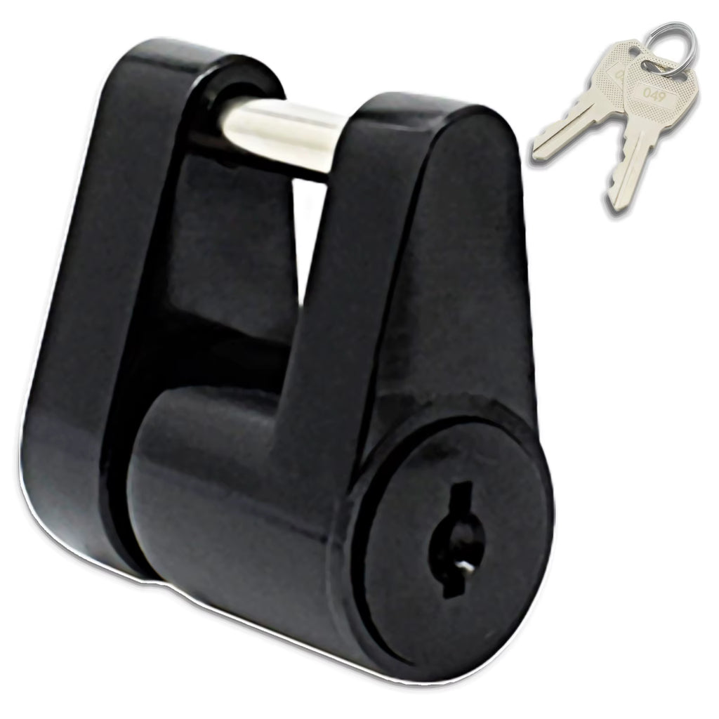 Trailer Coupler Lock, Zinc Alloy Hitch Padlock with 2 Keys – image 4