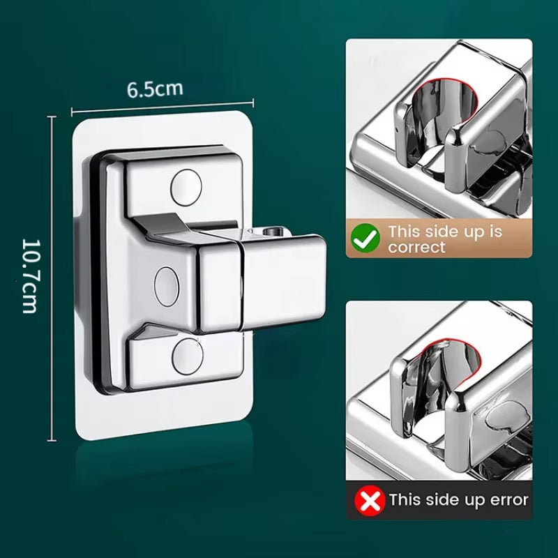 360° Adjustable Suction Shower Head Holder – image 4