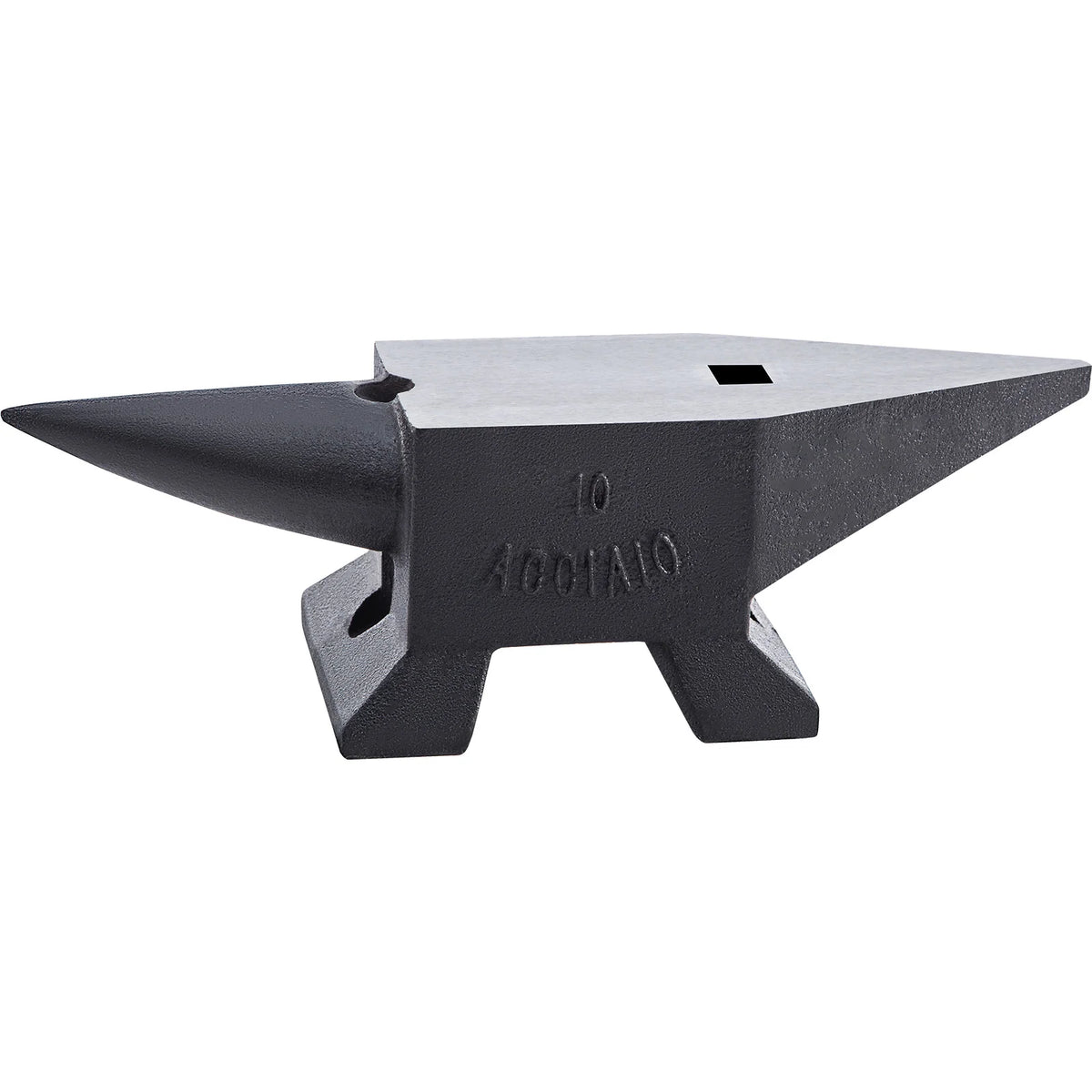 Cast Iron Anvil 22 lb, Single Horn Blacksmith Anvil with Stable Base – image 11