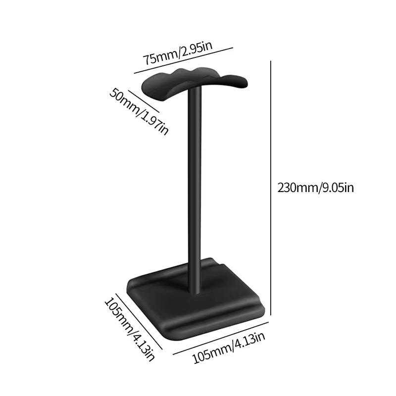 Headphone Stand, Aluminum Headset Holder with Anti-Skid Base – image 3