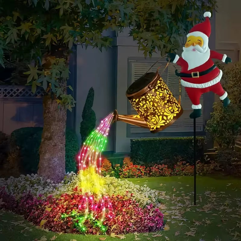 Santa Claus Solar Lantern - Outdoor Christmas Yard Decoration