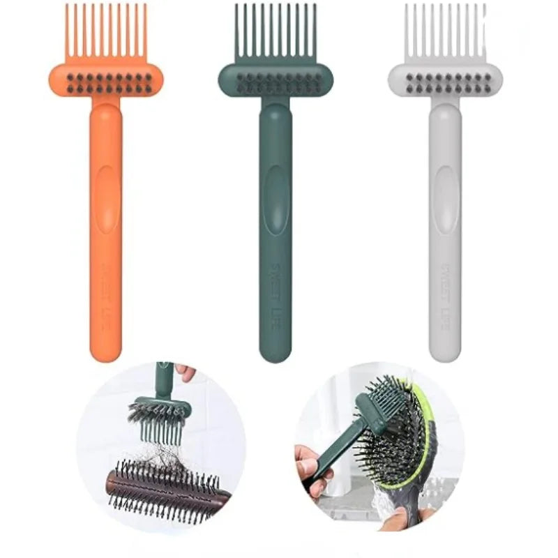 Hair Brush Cleaner Tool - 2-in-1 Comb Cleaning Rake – image 2