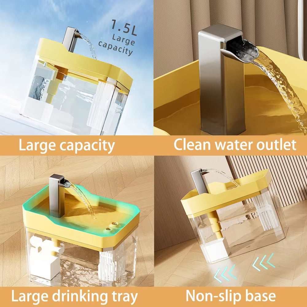 Cat Water Fountain 1.5L – Filtered Pet Water Dispenser – image 5