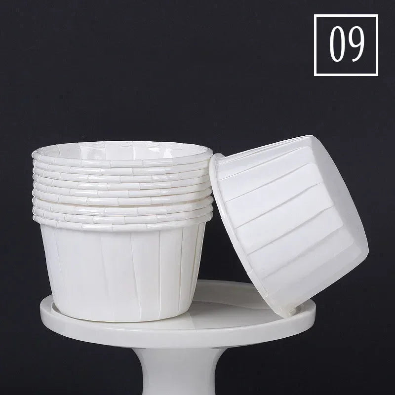 Cupcake Liners 50 Pack - Large Muffin Baking Paper Cups