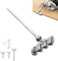 Circular Saw Guide Rail 20 in with Roller Guide and Positioning Clamps
