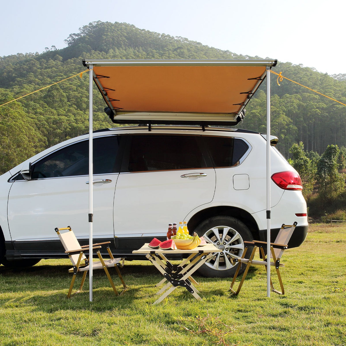 Retractable Car Side Awning 6.6 x 8.2 ft, UV50+ Waterproof – image 1