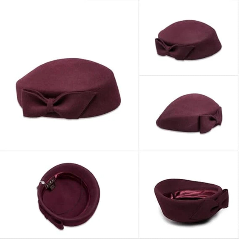 Wool Beret Hat for Women, Classic French Style Winter Beret – image 2