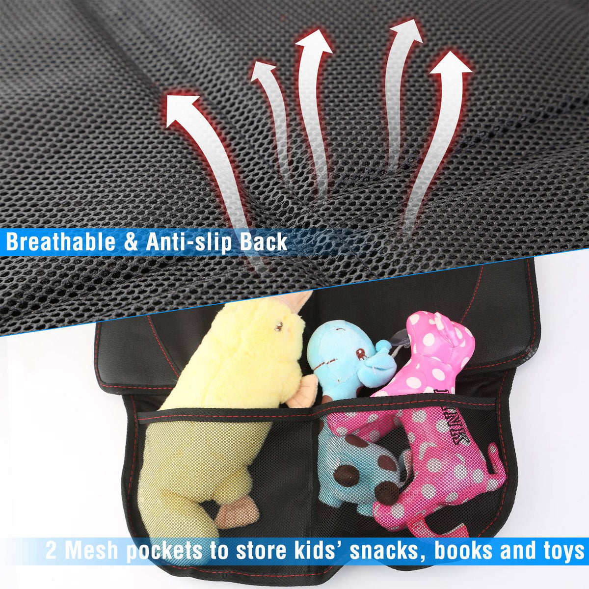Car Seat Protector Mat 2 Pack Thick Padded Seat Cover – image 6