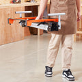 Miter Saw Stand Collapsible Steel, 300 lb Capacity, Adjustable