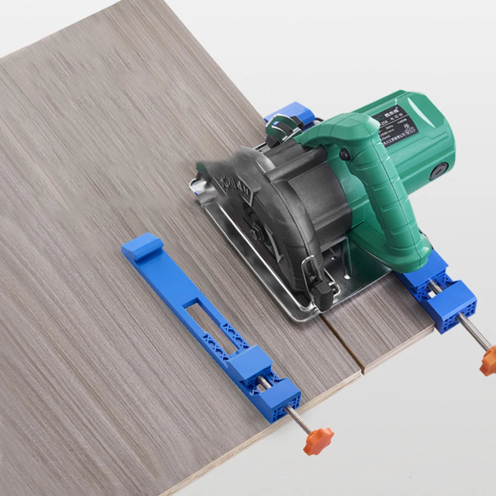 Cutting Machine Edge Guide – Adjustable Saw Base Rail Clamp – image 5