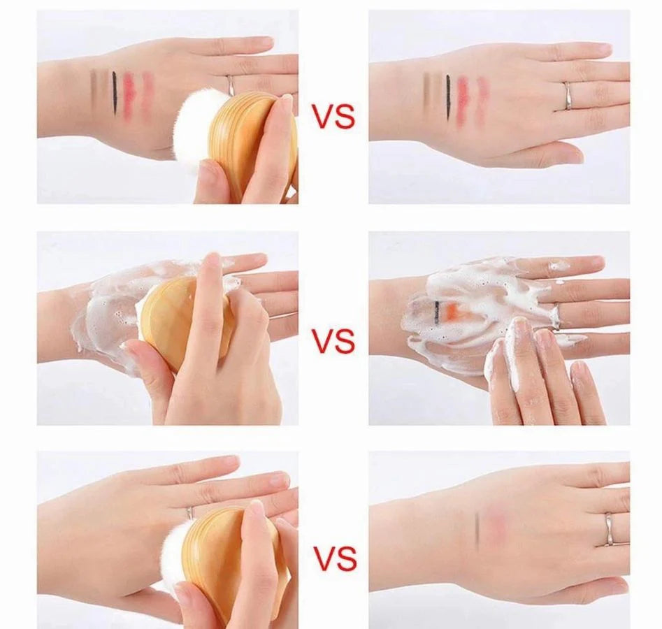 Facial Cleansing Brush Bamboo Handle Soft Bristles – image 7