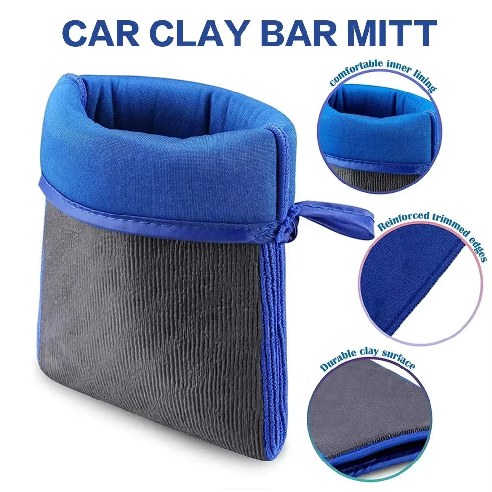 Clay Bar Mitt – Car Detailing Clay Towel for Paint Decontamination – image 3