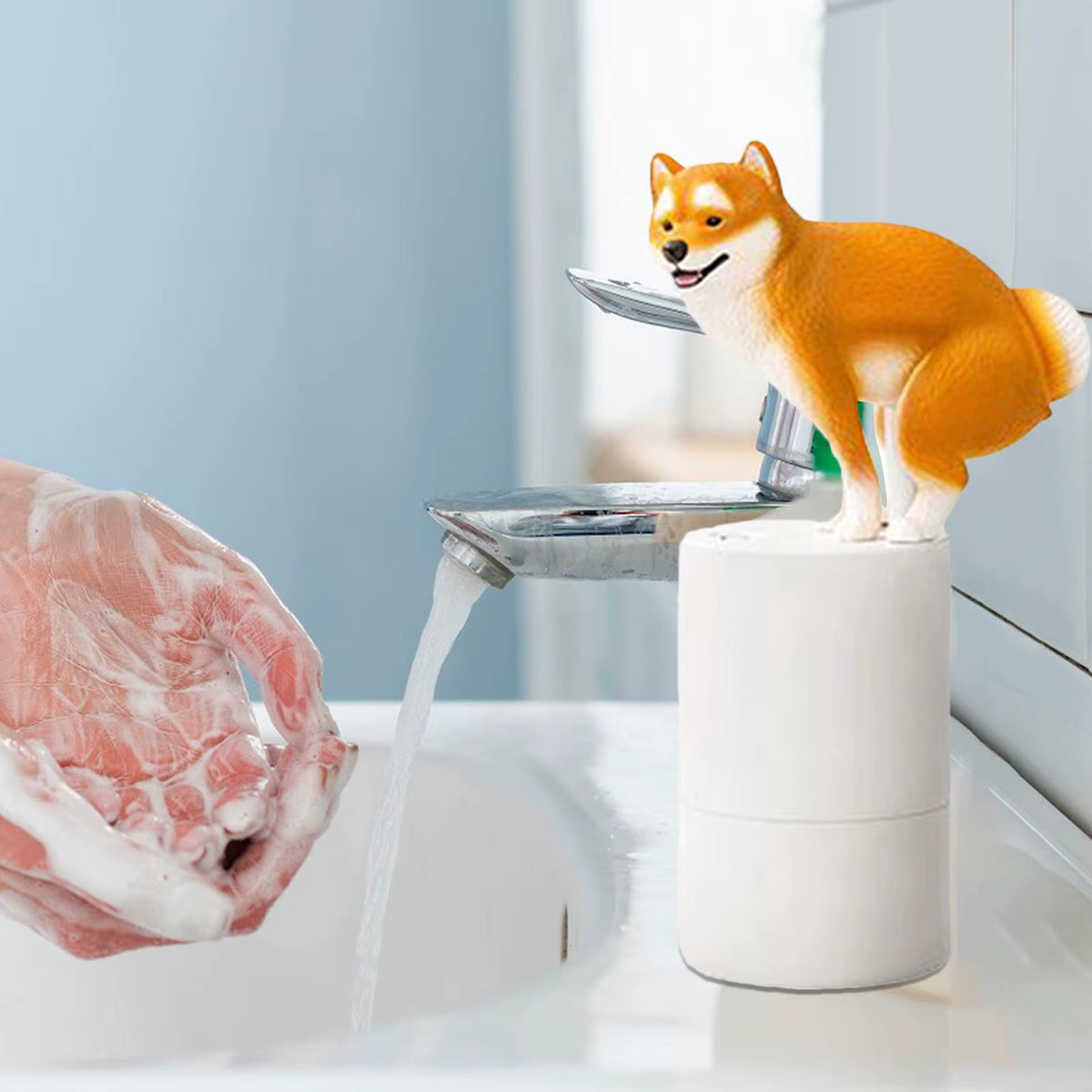 Automatic Foaming Soap Dispenser, Dog-Shaped Touchless 300ml – image 3