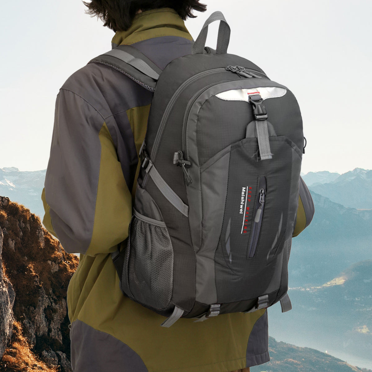 Hiking Daypack 36L – Waterproof Outdoor Travel Backpack – image 16