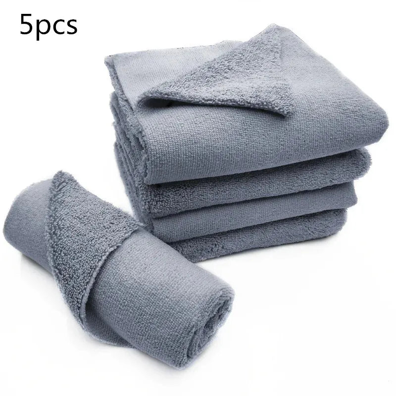 5-Pack Microfiber Car Wash & Drying Towels – image 10