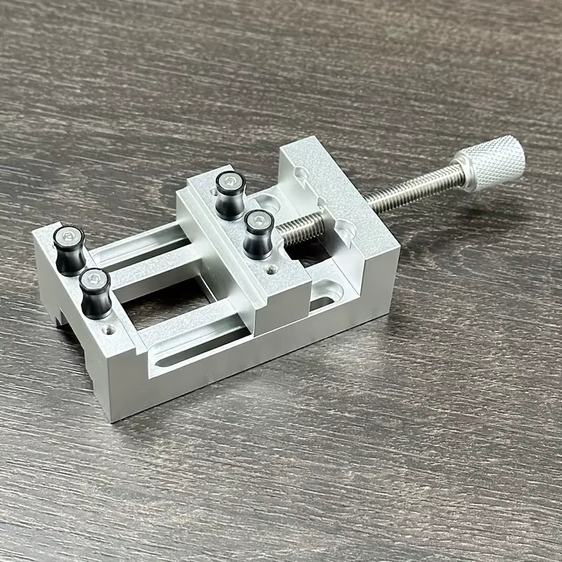 Mini Drill Press Vise with Soft Rubber Jaws, 0-47mm Clamping Range