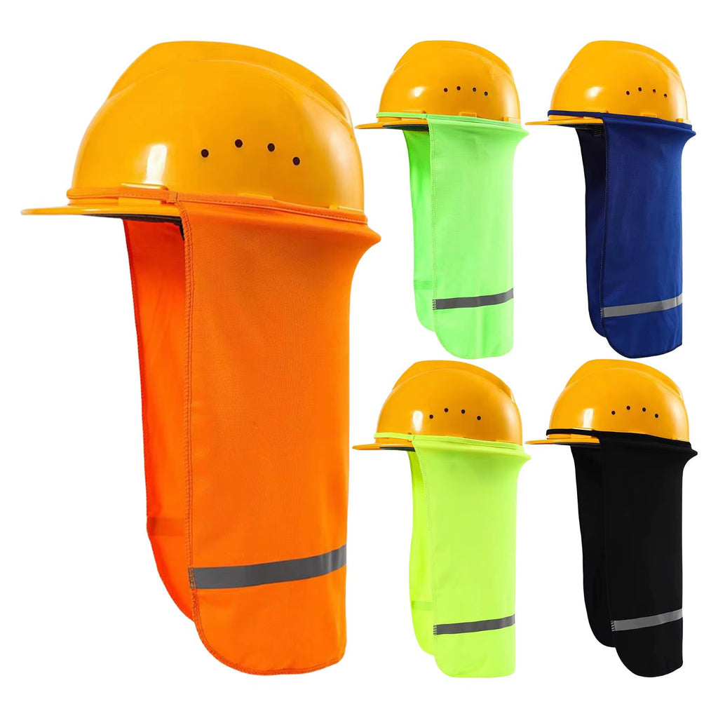 Hi-Vis Hard Hat Sun Shade and Neck Protector