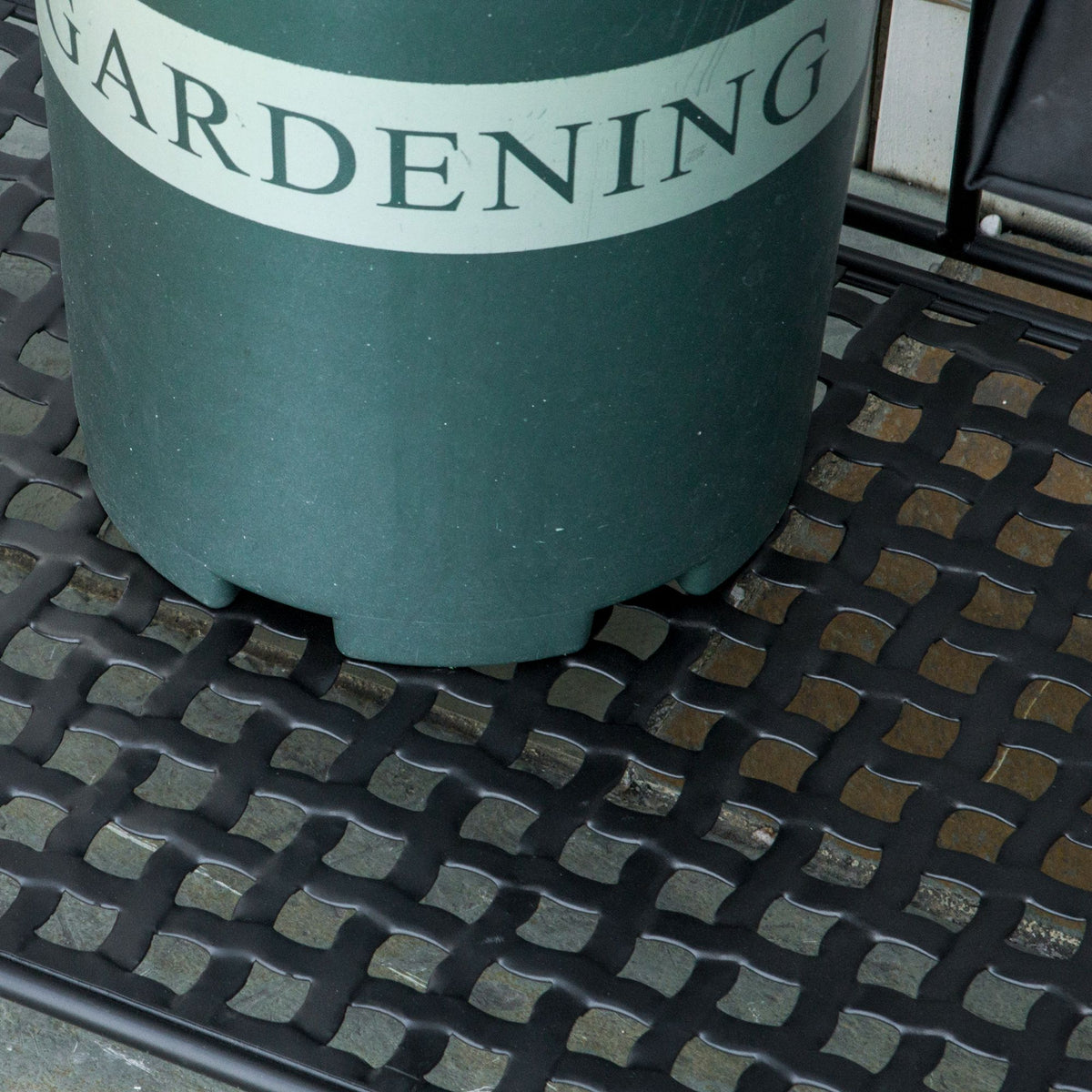Folding Metal Potting Table with Soil Bag, Tool Hooks and Shelf – image 7