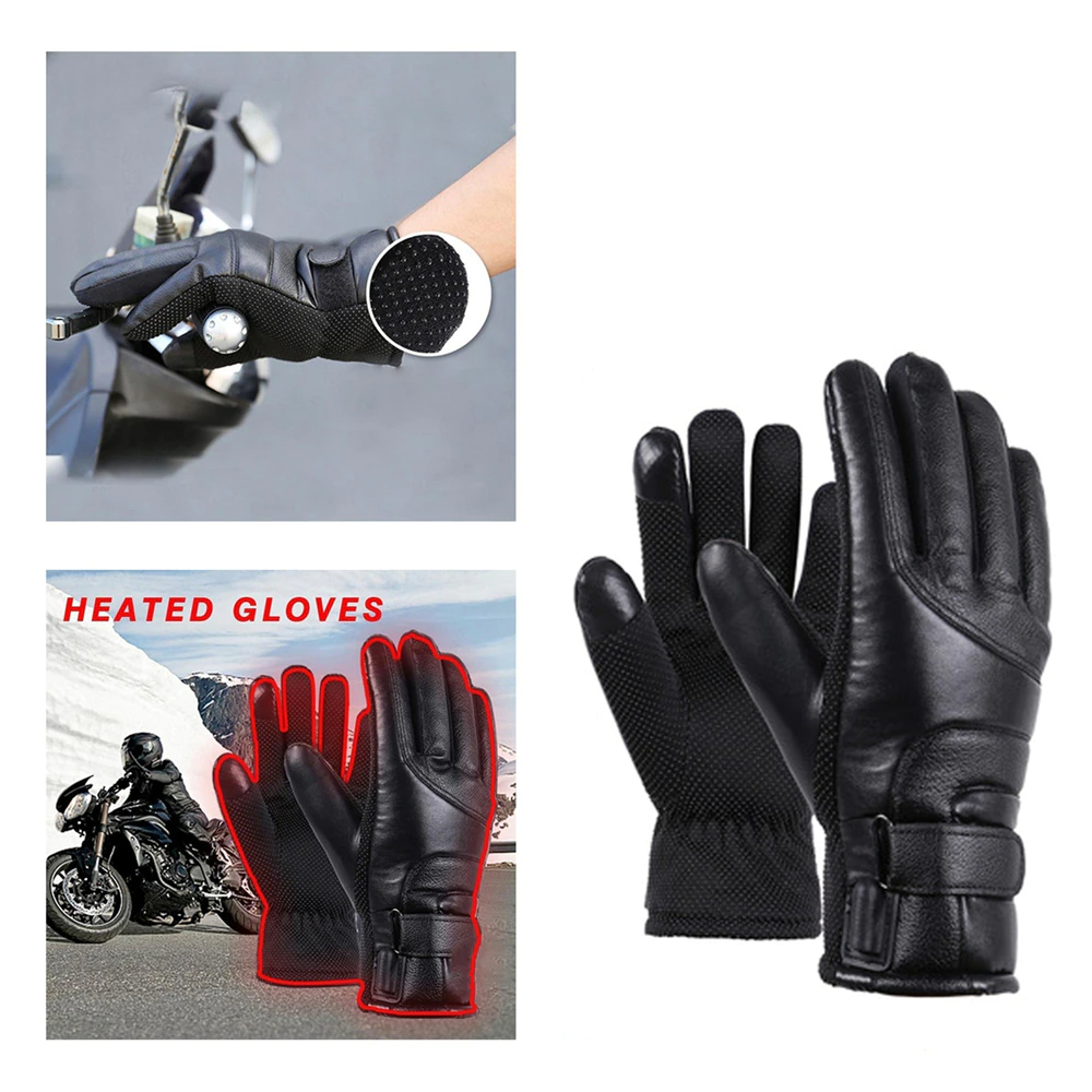 USB Heated Gloves – Touchscreen Windproof Winter Hand Warmers