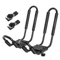 J-Bar Kayak Roof Rack Carrier Pair, 220 lb with Tie-Down Straps