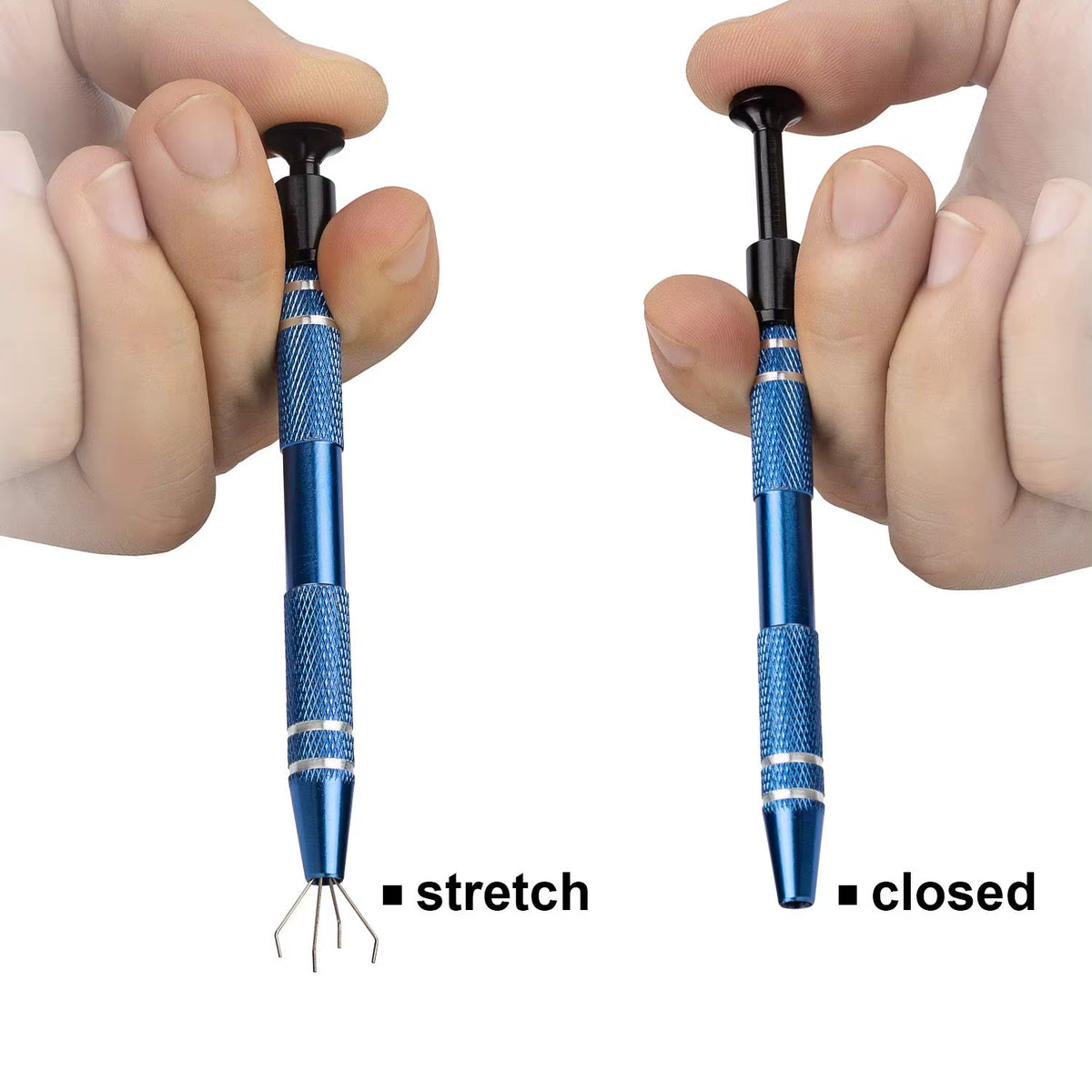 IC Extractor Tweezers - 4-Claw Pickup Tool for Small Parts – image 3
