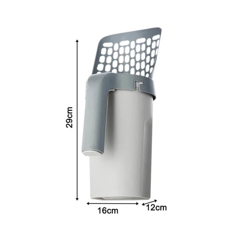 Cat Litter Scoop with Built-In Waste Holder and Refill Bags – image 8