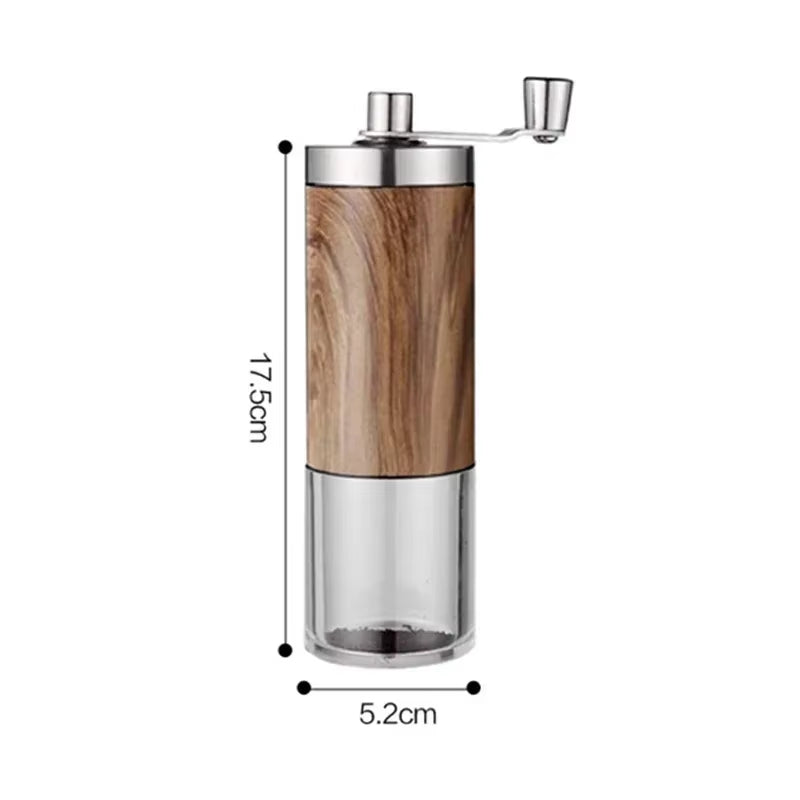 Manual Coffee Grinder, Vintage Hand Crank with Ceramic Burr – image 4
