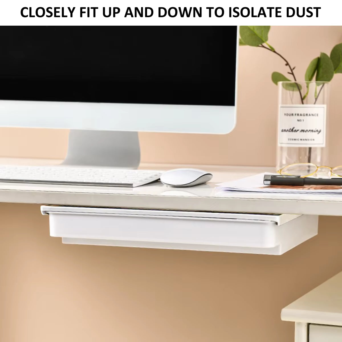Self-Adhesive Under Desk Drawer, Hidden Pull-Out Tray – image 5